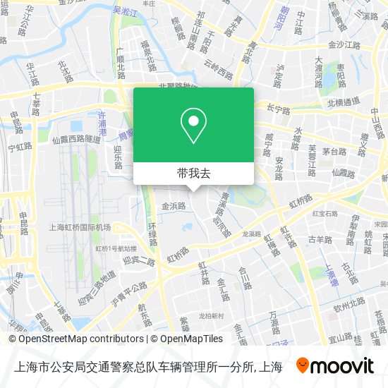 上海市公安局交通警察总队车辆管理所一分所地图