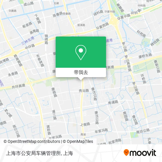 上海市公安局车辆管理所地图