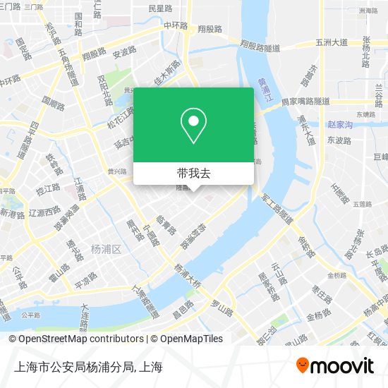 上海市公安局杨浦分局地图
