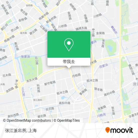 张江派出所地图