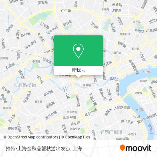 推特•上海金秋品蟹秋游出发点地图