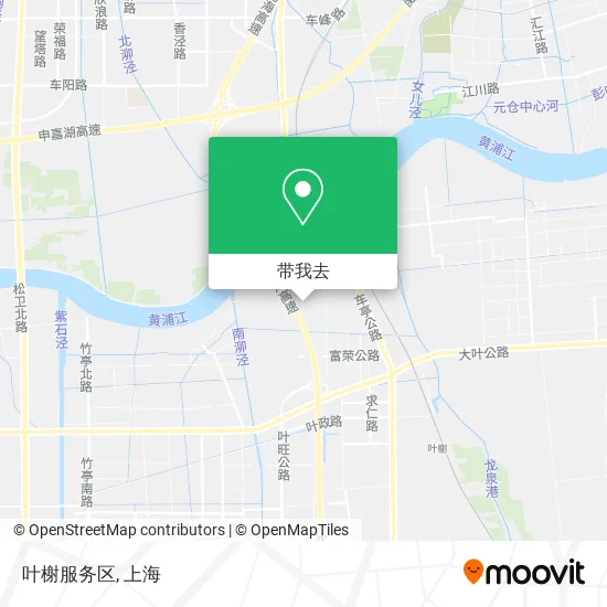 叶榭服务区地图