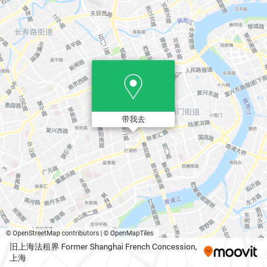 旧上海法租界 Former Shanghai French Concession地图