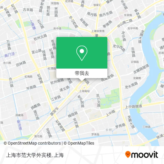 上海市范大学外宾楼地图