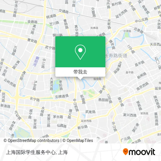 上海国际学生服务中心地图