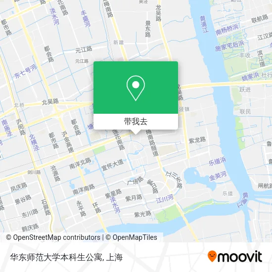华东师范大学本科生公寓地图