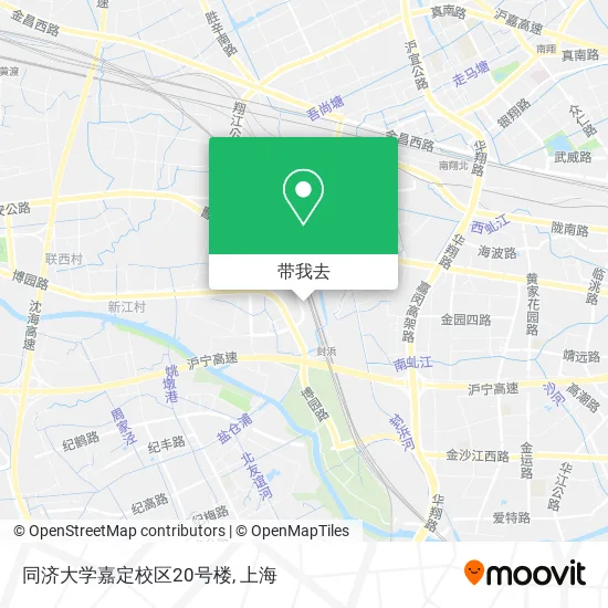 同济大学嘉定校区20号楼地图