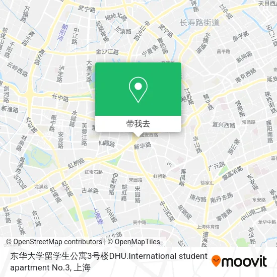 东华大学留学生公寓3号楼DHU.International student apartment No.3地图
