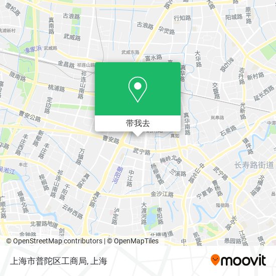 上海市普陀区工商局地图