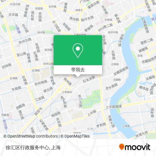 徐汇区行政服务中心地图