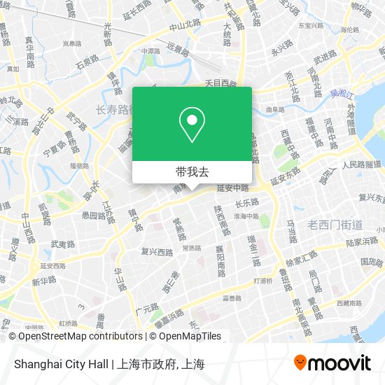 Shanghai City Hall | 上海市政府地图