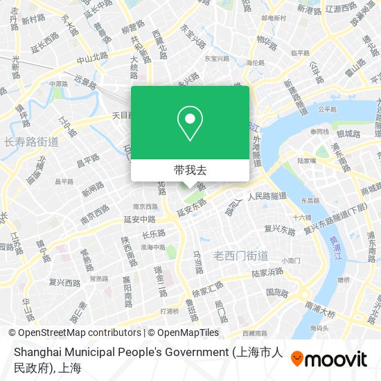 Shanghai Municipal People's Government (上海市人民政府)地图