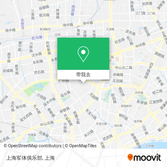 上海军体俱乐部地图
