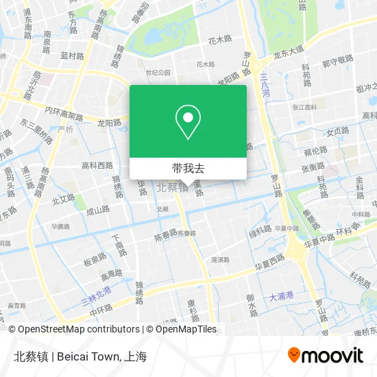 北蔡镇 | Beicai Town地图