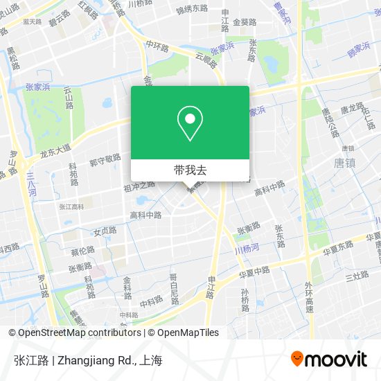 张江路 | Zhangjiang Rd.地图