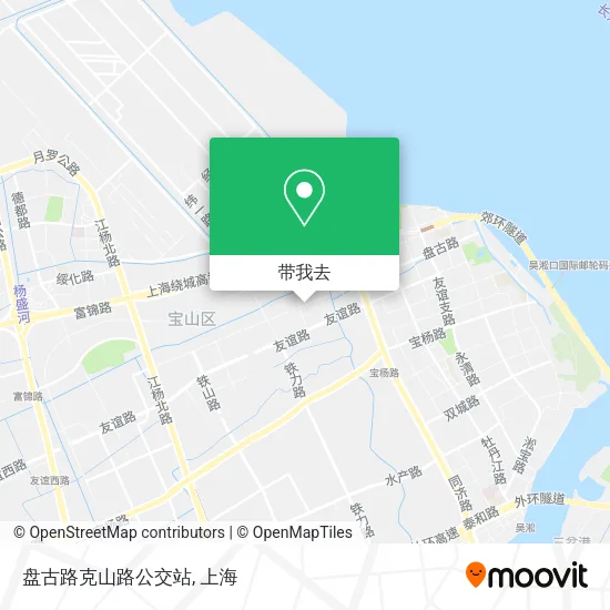 盘古路克山路公交站地图