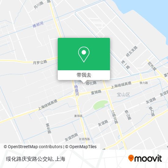 绥化路庆安路公交站地图