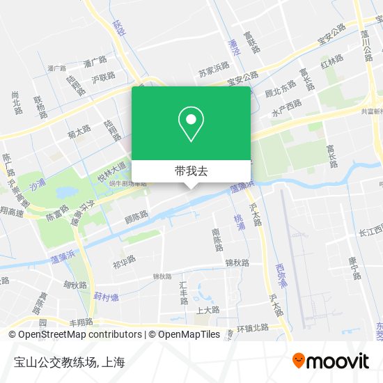 宝山公交教练场地图