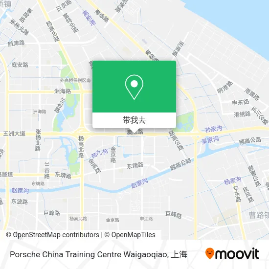 Porsche China Training Centre Waigaoqiao地图