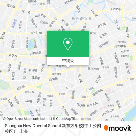 Shanghai New Oriental School 新东方学校地图