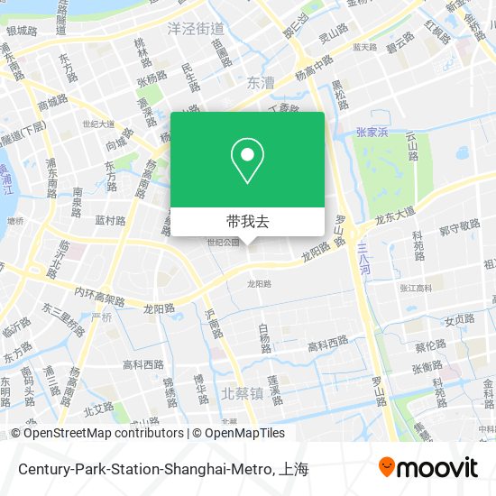Century-Park-Station-Shanghai-Metro地图