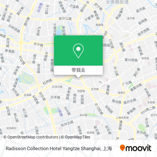 Radisson Collection Hotel Yangtze Shanghai地图
