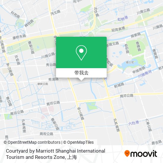 Courtyard by Marriott Shanghai International Tourism and Resorts Zone地图