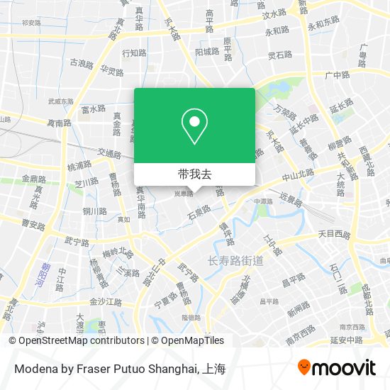 Modena by Fraser Putuo Shanghai地图
