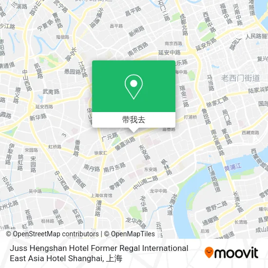 Juss Hengshan Hotel Former Regal International East Asia Hotel Shanghai地图