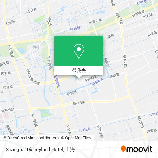 Shanghai Disneyland Hotel地图