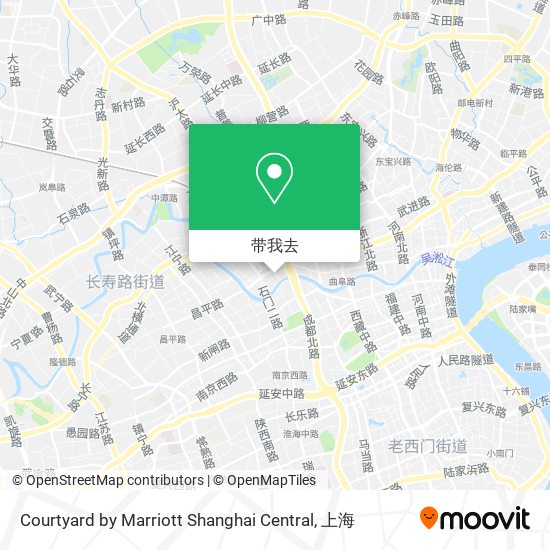 Courtyard by Marriott Shanghai Central地图