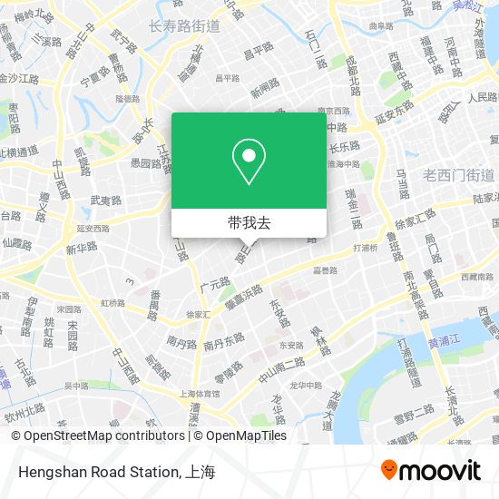 Hengshan Road Station地图