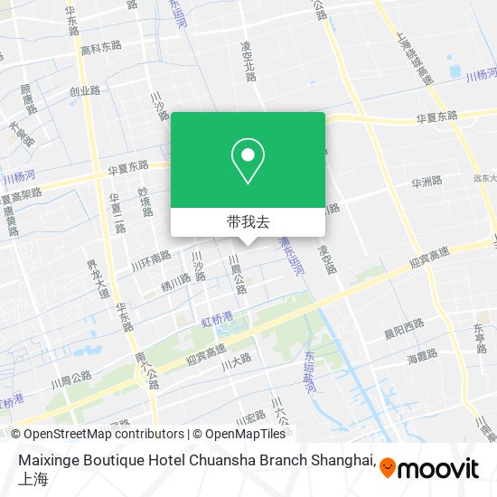 Maixinge Boutique Hotel Chuansha Branch Shanghai地图