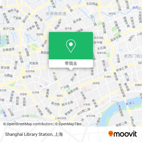 Shanghai Library Station地图
