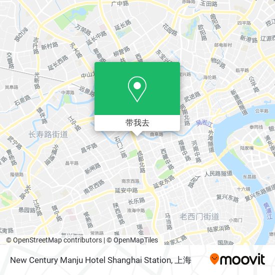 New Century Manju Hotel Shanghai Station地图