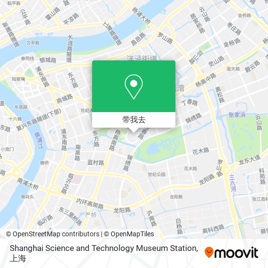 Shanghai Science and Technology Museum Station地图
