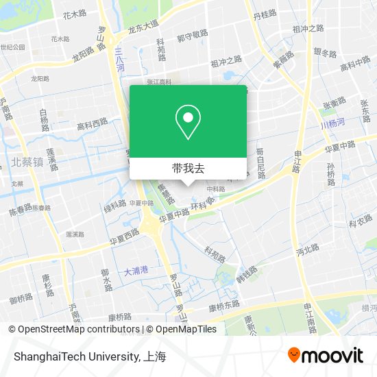 ShanghaiTech University地图