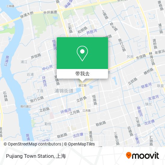Pujiang Town Station地图