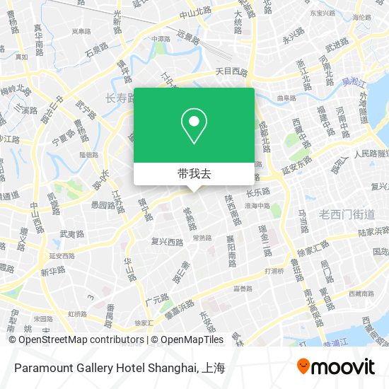 Paramount Gallery Hotel Shanghai地图