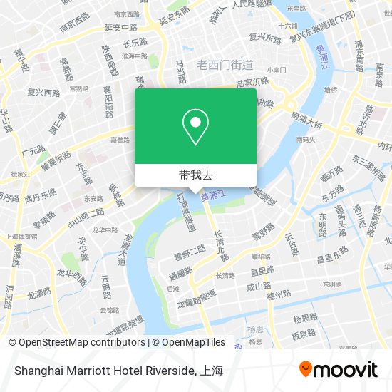 Shanghai Marriott Hotel Riverside地图