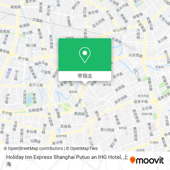 Holiday Inn Express Shanghai Putuo an IHG Hotel地图