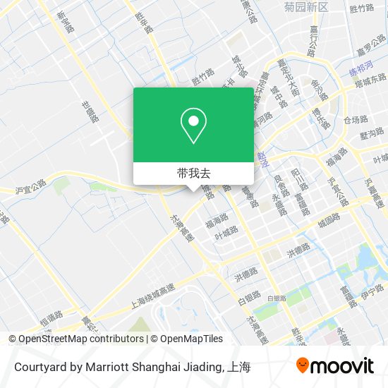 Courtyard by Marriott Shanghai Jiading地图