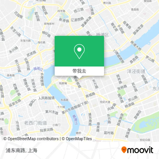 浦东南路地图