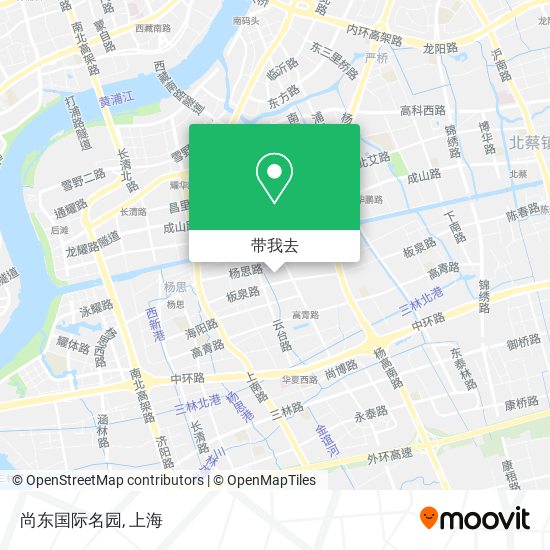 尚东国际名园地图