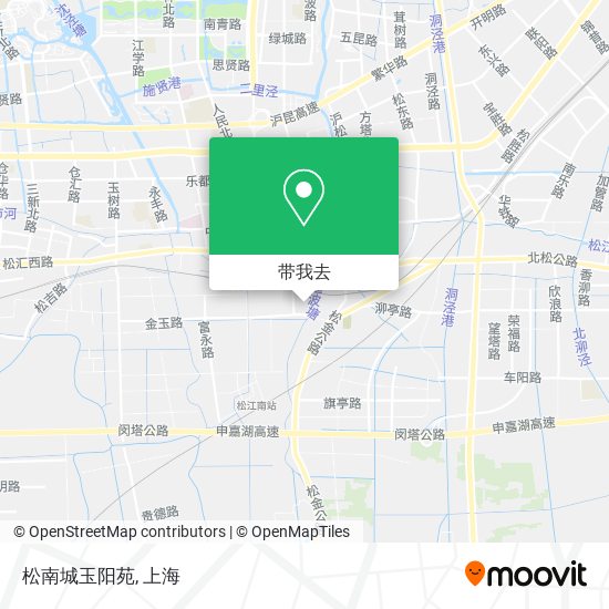 松南城玉阳苑地图