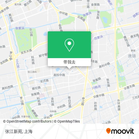 张江新苑地图