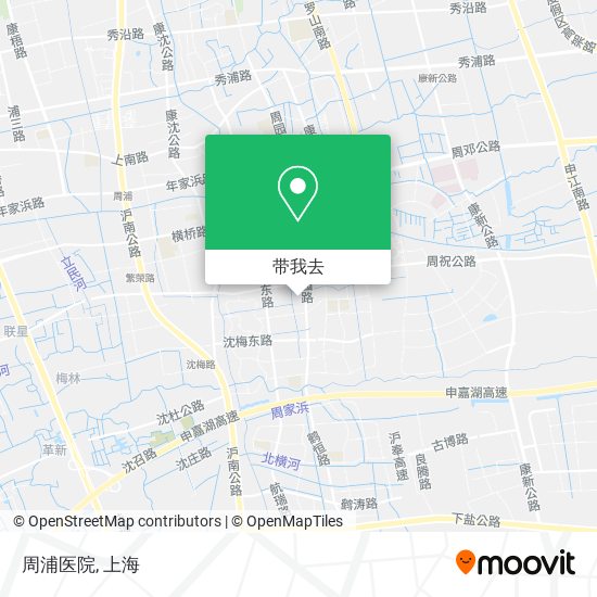 周浦医院地图