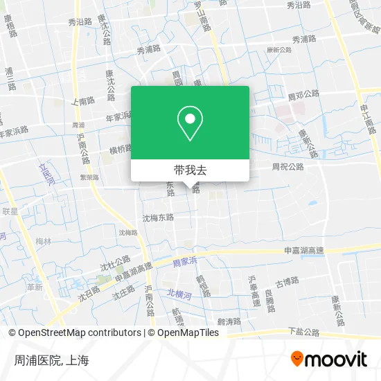 周浦医院地图