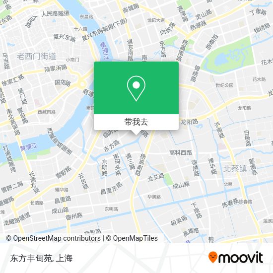 东方丰甸苑地图