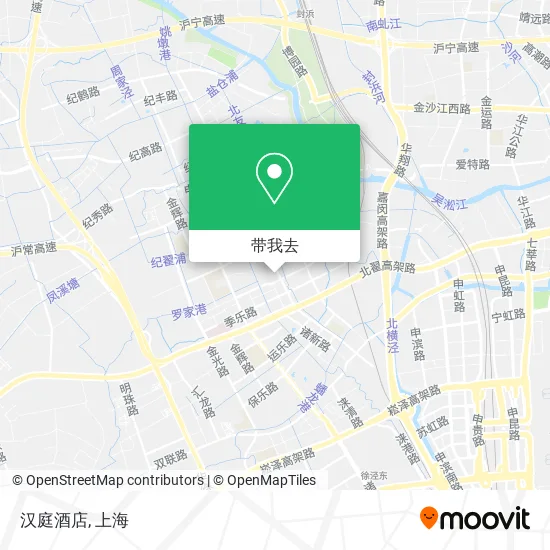 汉庭酒店地图